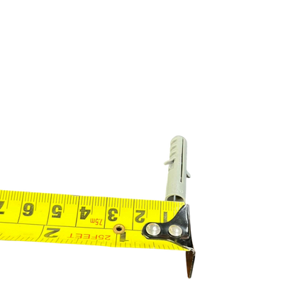 Local construction 8mm With Screw 3.6cm x 0.8cm plastic wall anchor next to measuring tape