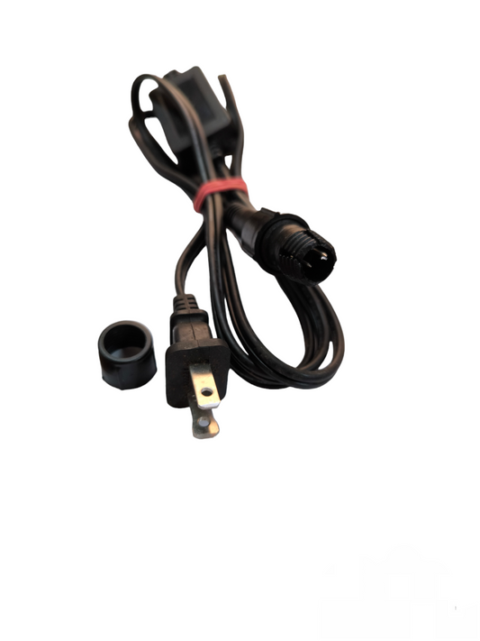 1.25mm 1.5 Meters Length Flat Pin black power cable with plug and connector from China