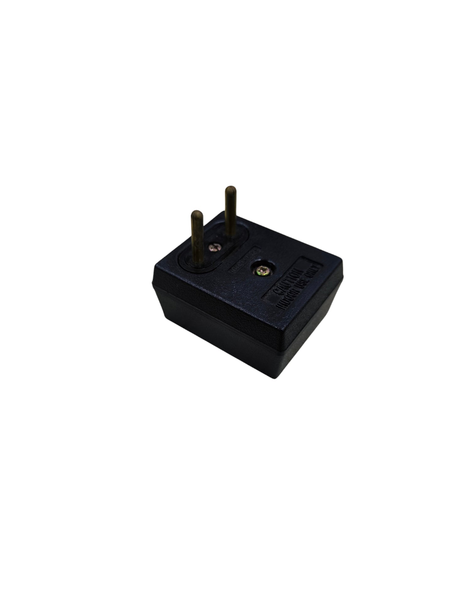 Panasonic Flat Pin Outlet to Round Pin Outlet 10A black electrical adapter for power connection