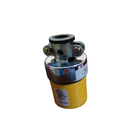 Surer Flat Pin with Ground Cord Connector S515 yellow and metal power plug for electrical connections