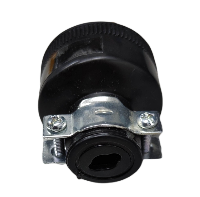 Surer black power plug connector with metal clamp for Flat Pin with Ground Plug 15A 125V applications