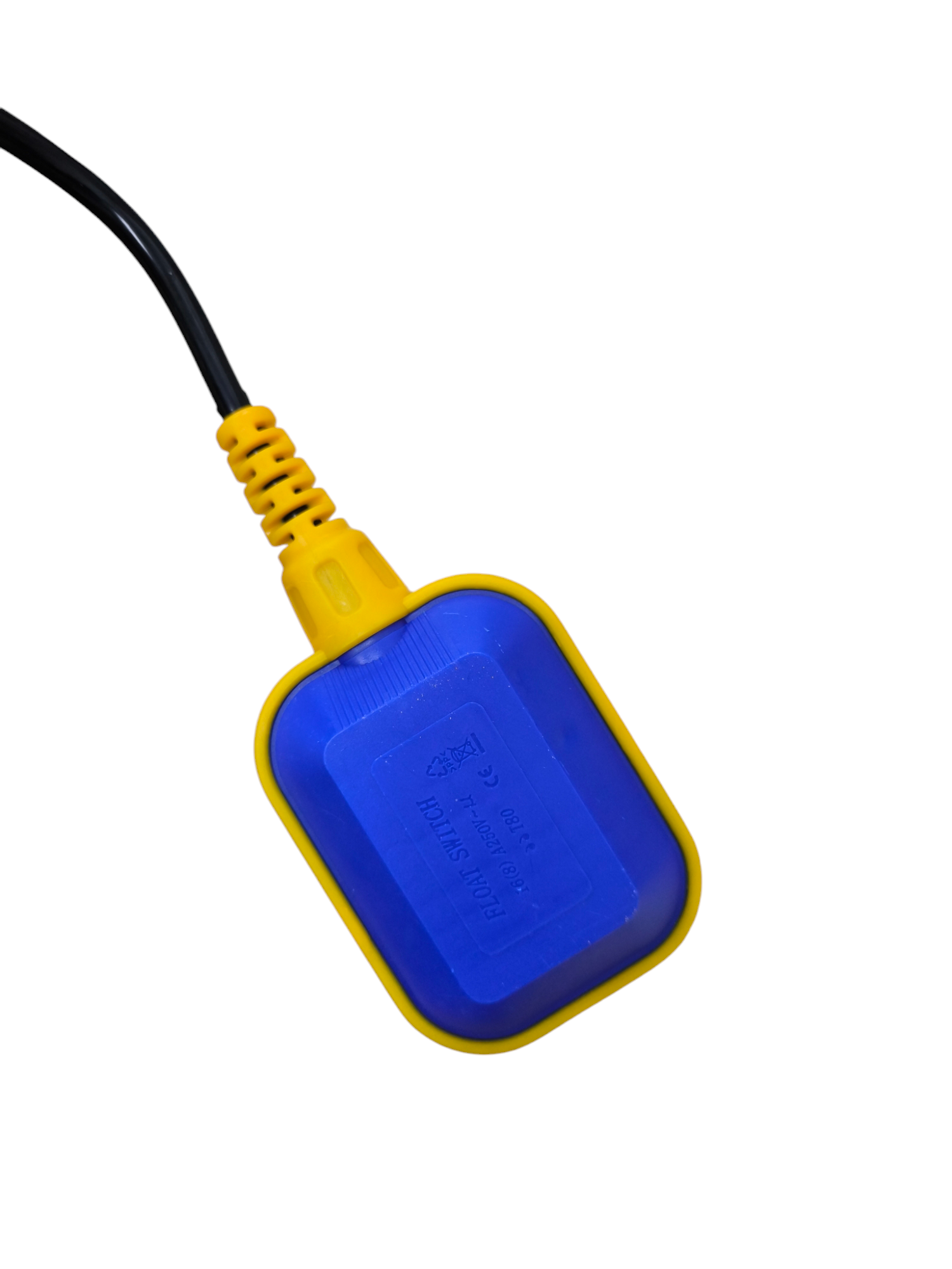 Float Switch 5 Meters 10A blue and yellow water level sensor with black cable