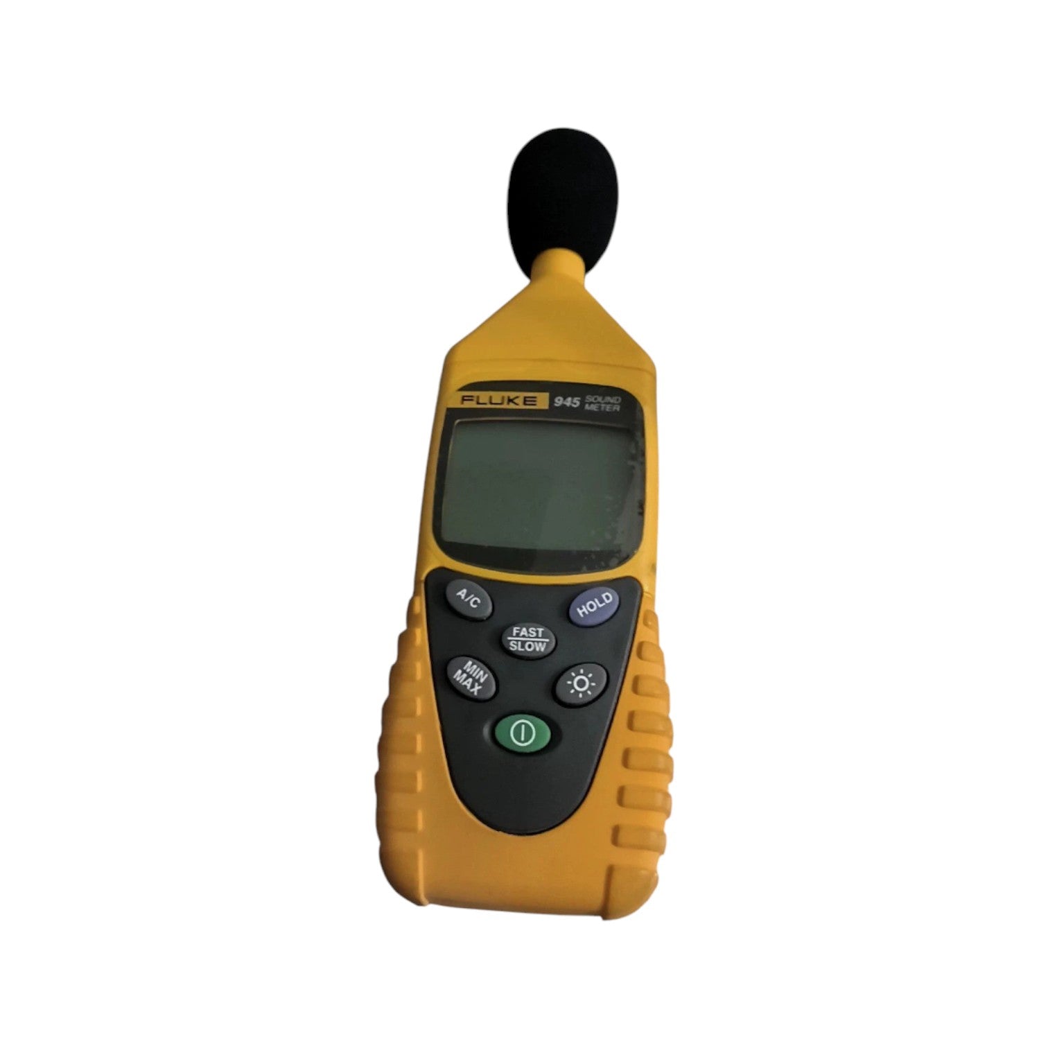 Fluke 945 sound level meter with digital display and ergonomic design for precise noise measurements