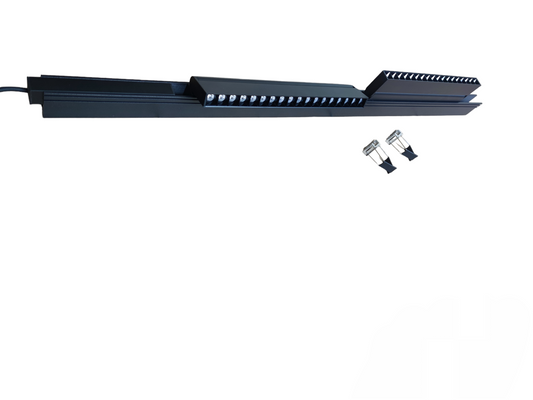 ILLUMIQ TERRA foldable grille LED track light 220V in sleek black design for versatile lighting options