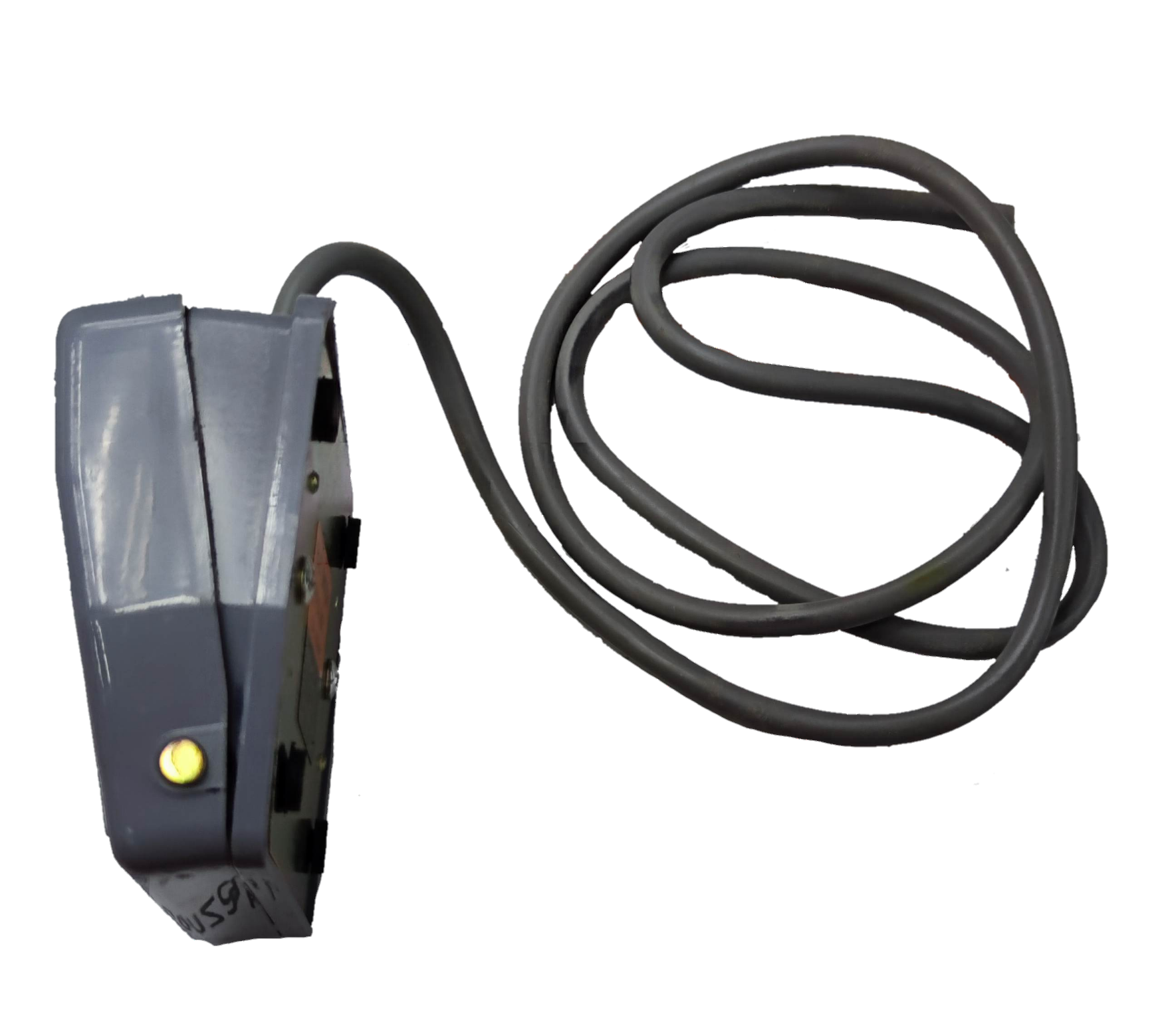 Foot Switch 10A 250V with black cord for power control in industrial and electrical applications