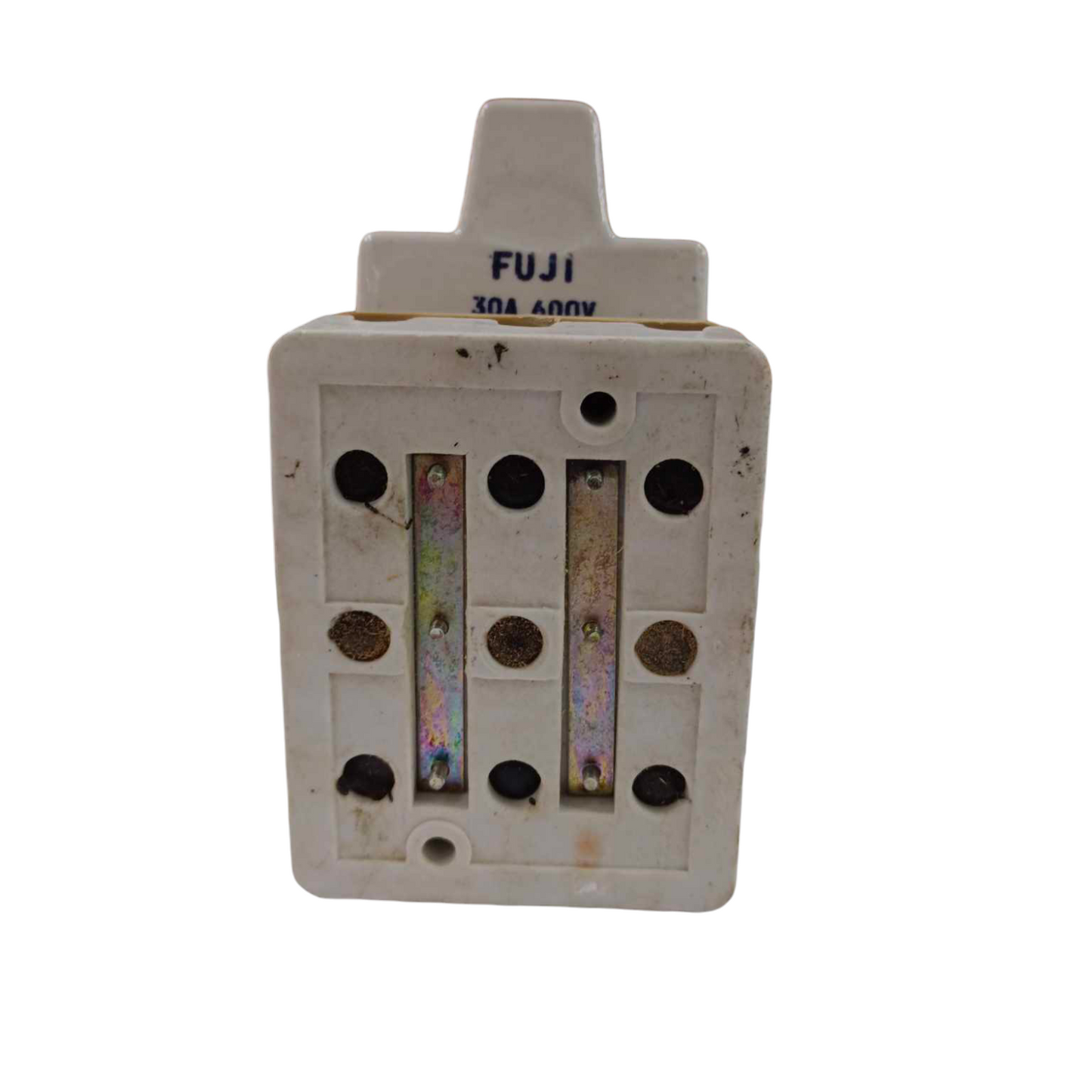 Taiyou 30A 3PDT 600V Switch Porcelain with white ceramic body and metal contacts