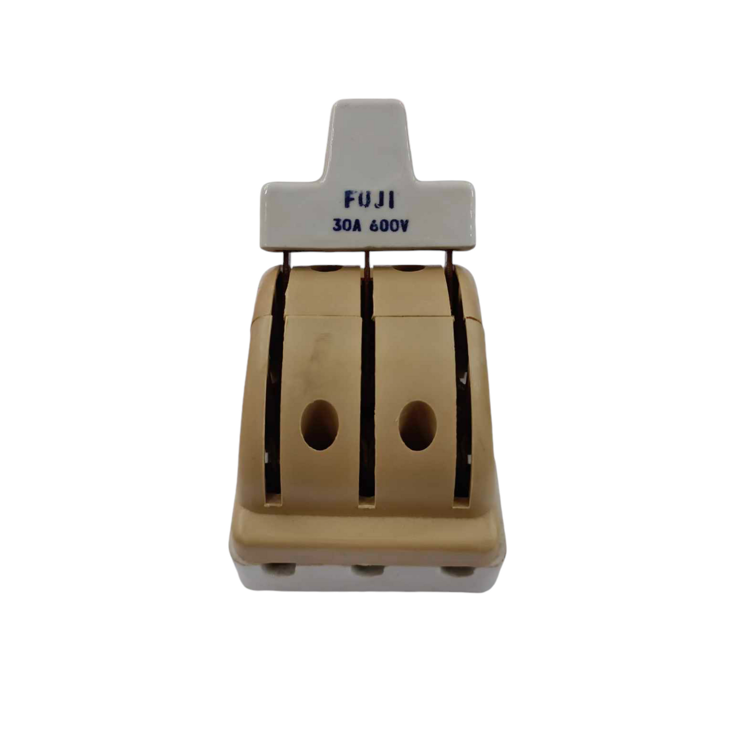 Taiyou 30A 3PDT 600V Switch Porcelain in beige and white for power points and switches