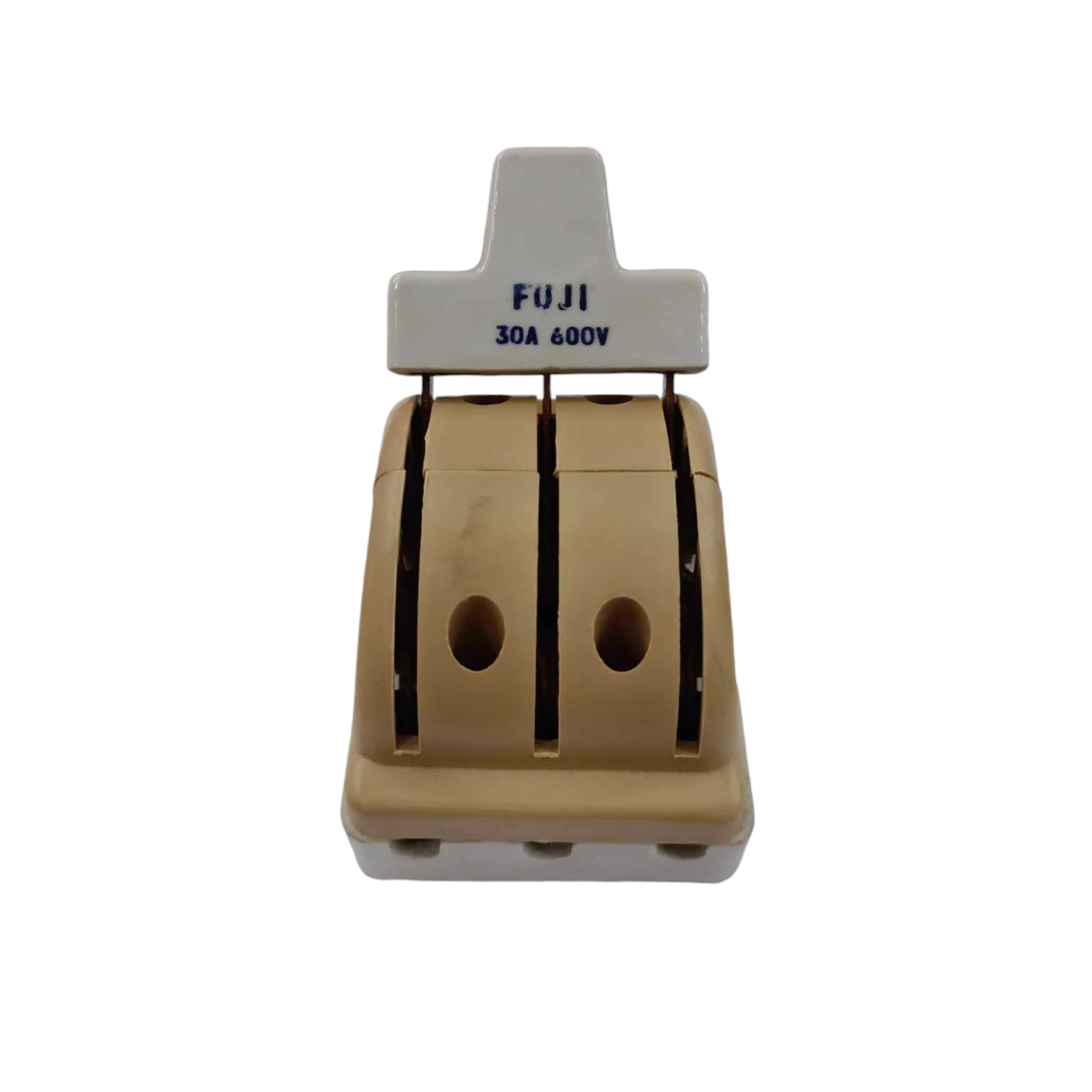 Taiyou 30A 3PDT 600V Switch Porcelain in beige and white for power points and switches