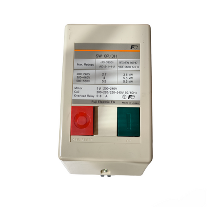 Fuji motor magnetic starter 3 phase for controlling industrial electrical motors