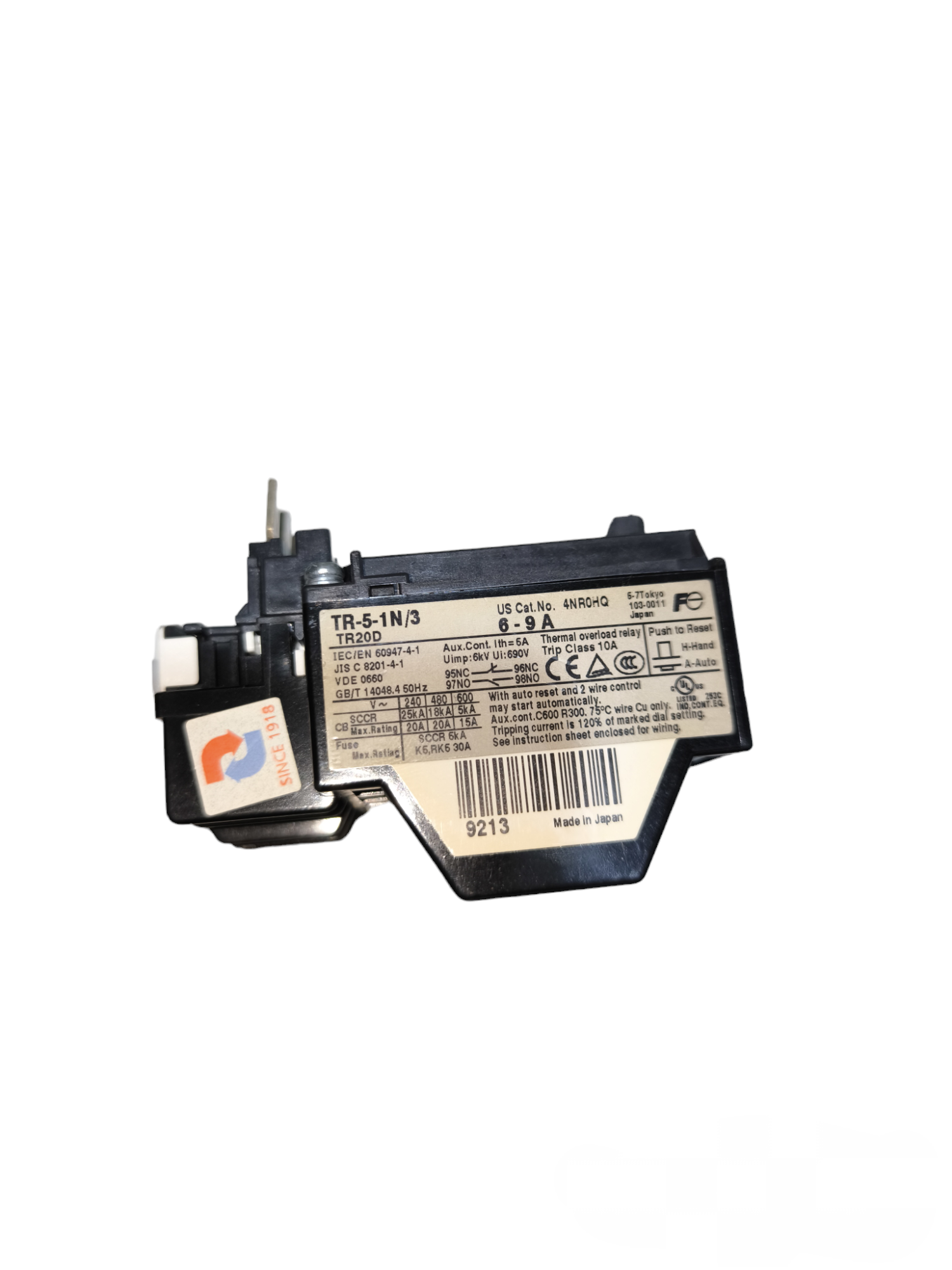 Fuji Overload Relay SC-4-1 and SC-5-1 Electrical Component for Enhanced Protection