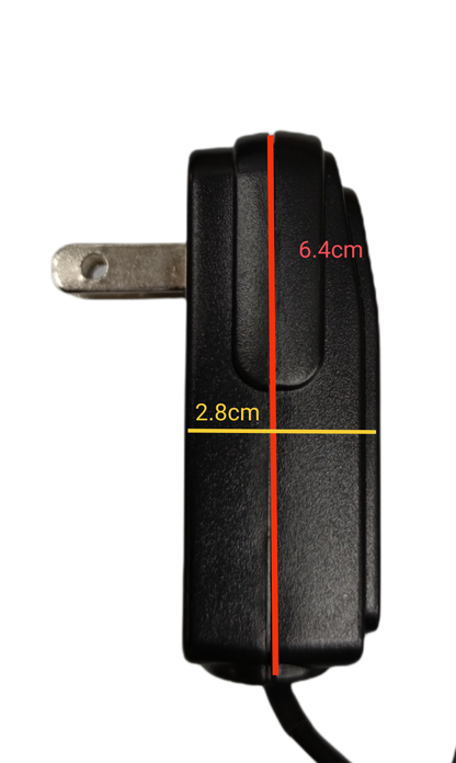 Black Game Boy Charger SP and NDS with US plug and compact design for portable gaming devices