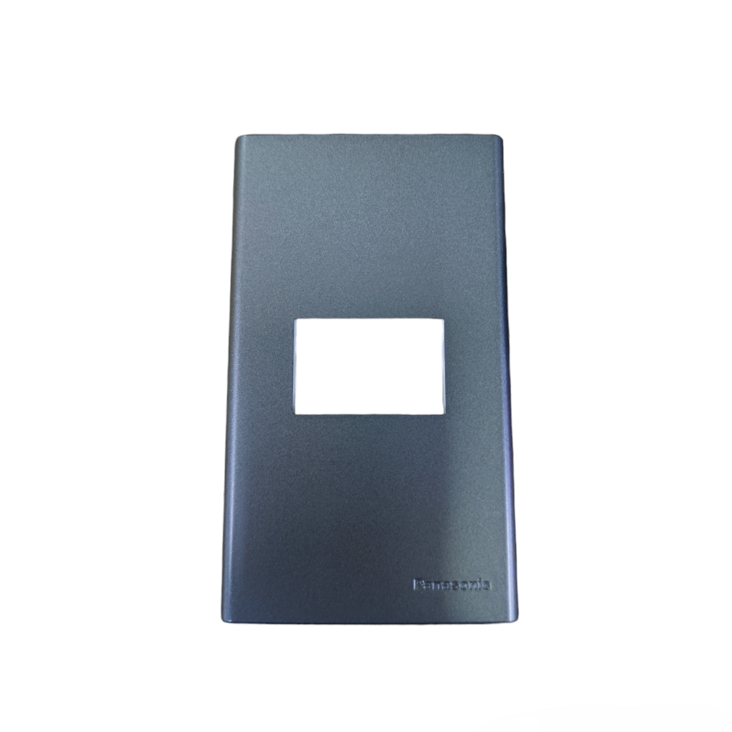 Panasonic 1 gang plate cover metallic gray for stylish electrical installations