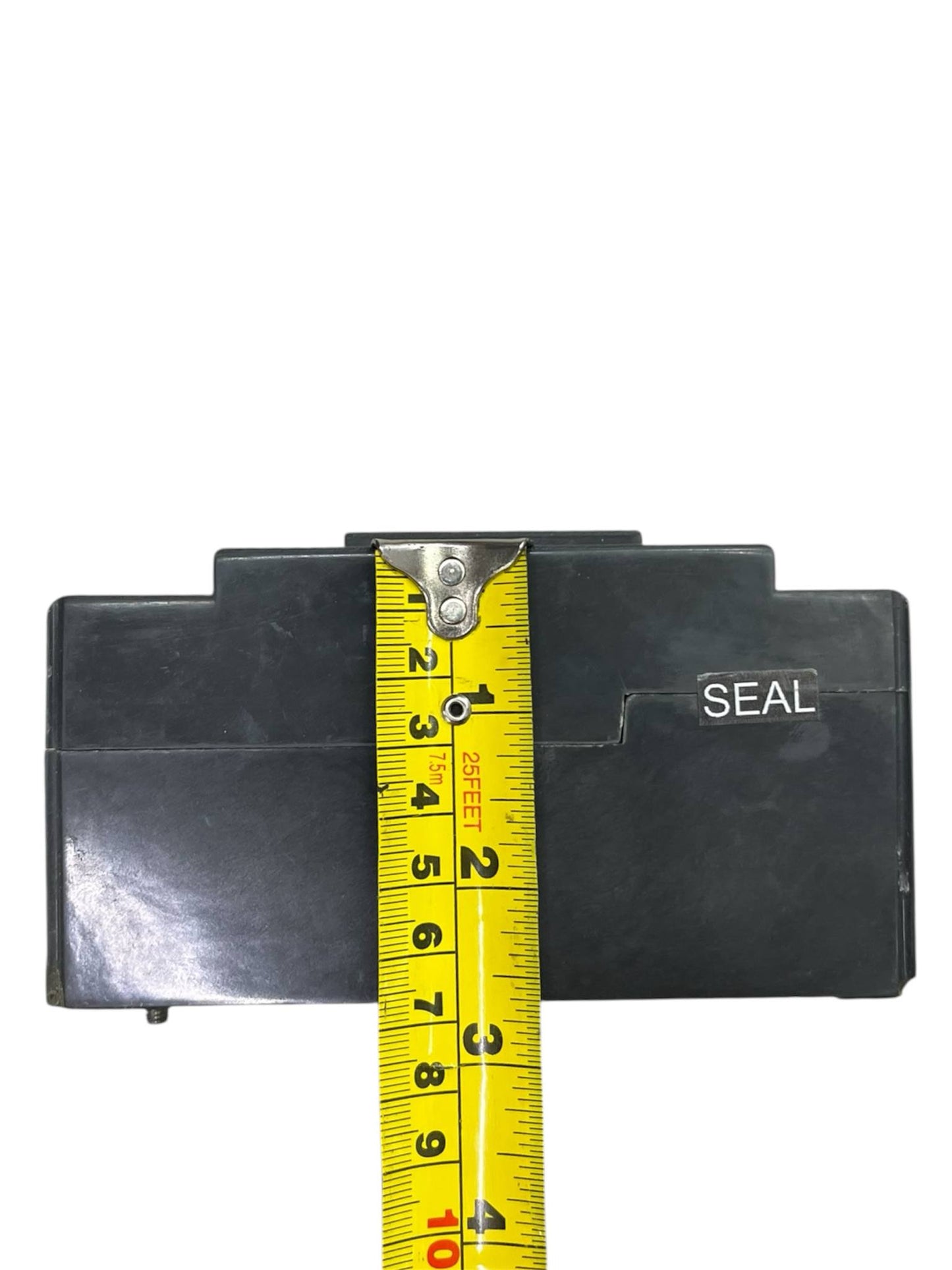 GE 15A 3Pole Industrial Circuit Breaker 220V with measuring tape for size indication