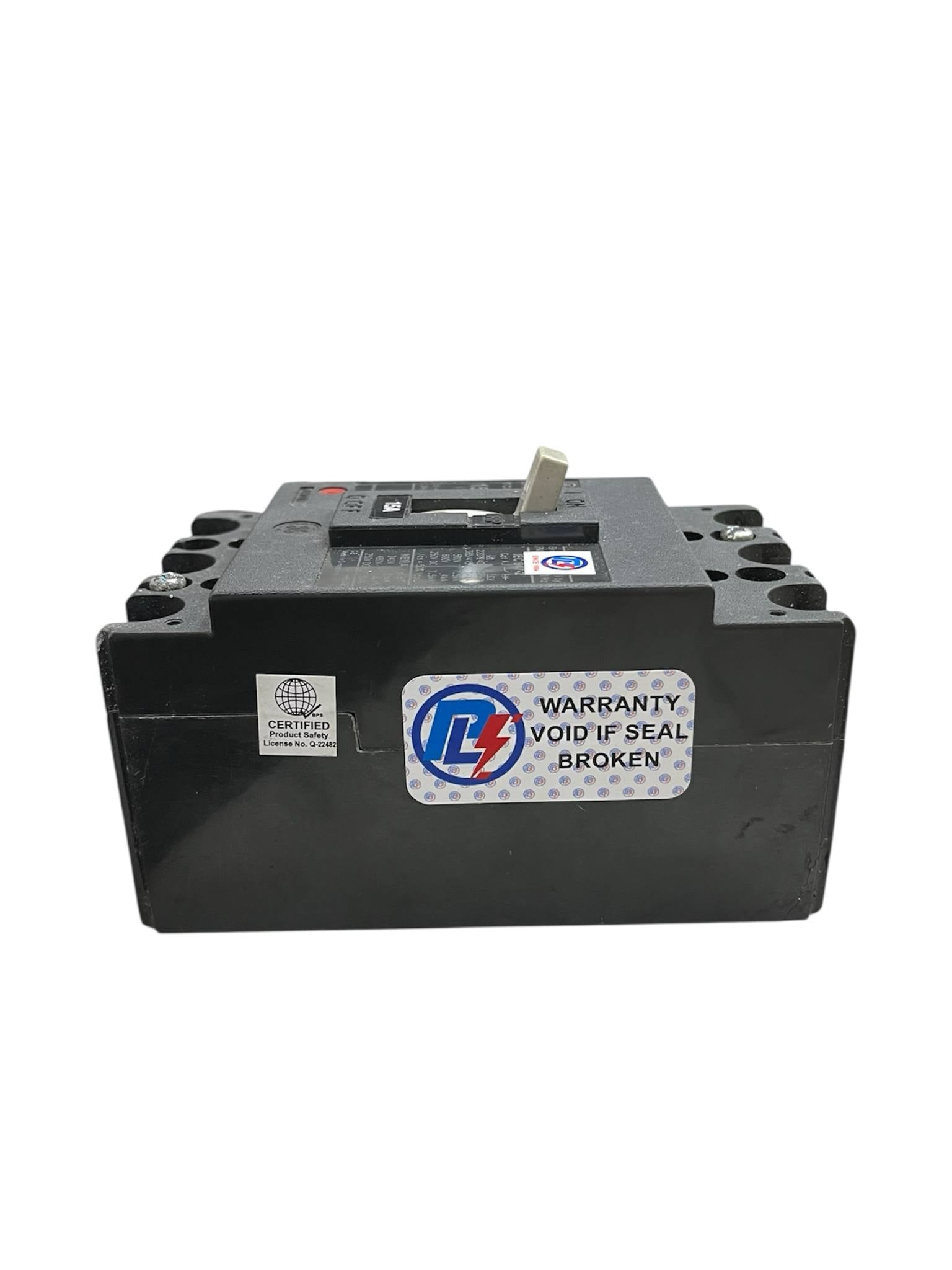 GE 15A 3Pole Industrial Circuit Breaker 220V black electrical safety switch with warranty seal