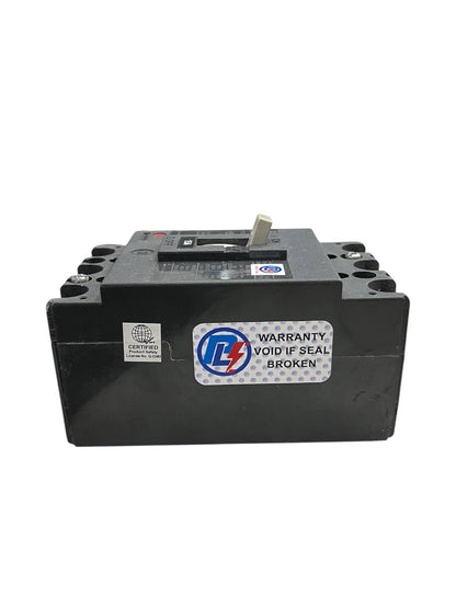 GE 15A 3Pole Industrial Circuit Breaker 220V black electrical safety switch with warranty seal