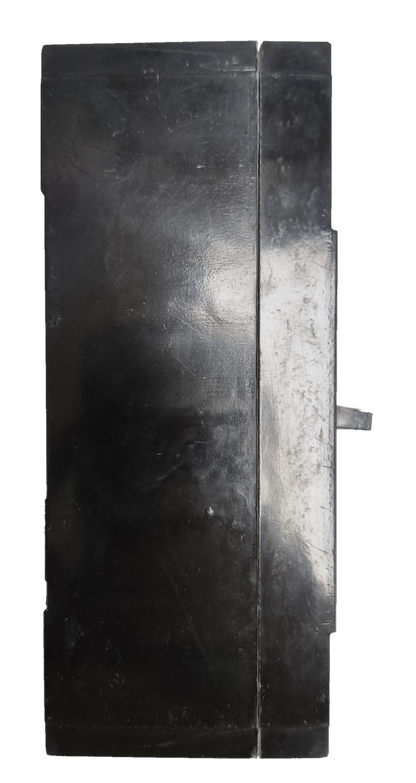 GE 175A 3 Phase 3 Pole Circuit Breaker black electrical component with textured surface