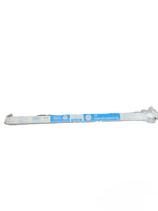 GE 18W T8 Fluorescent Tube Cool White compact fluorescent bulb in original packaging