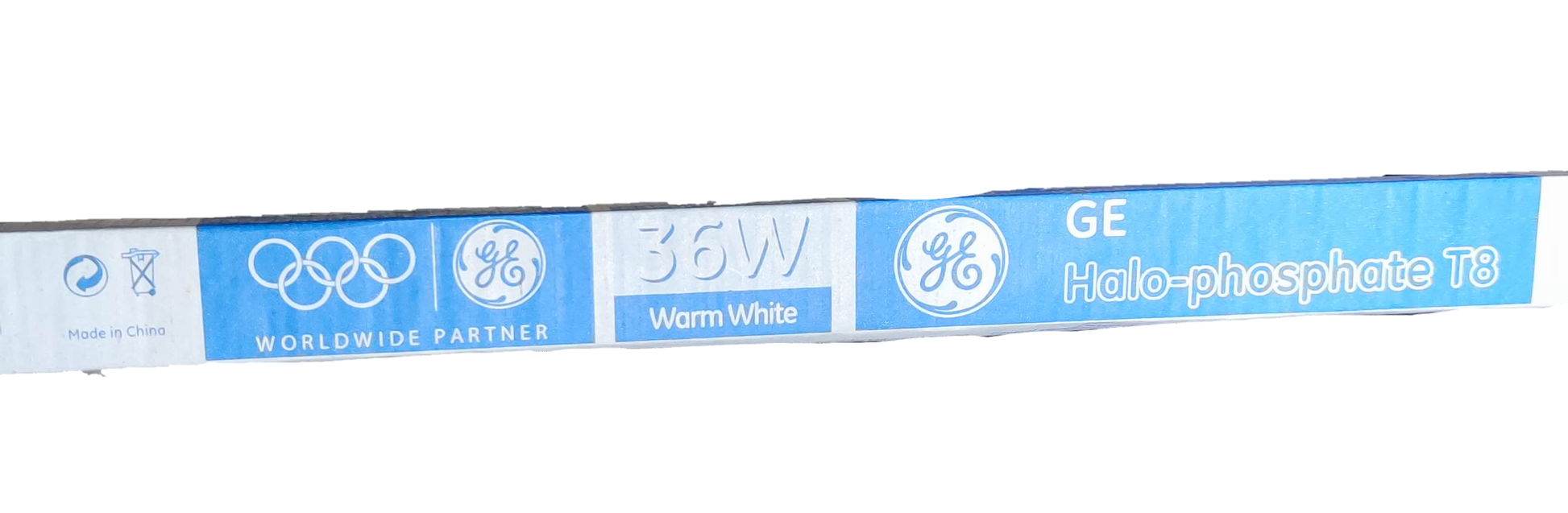 GE 36W T8 Fluorescent Tube 3000K warm white halo-phosphate lighting tube for indoor use