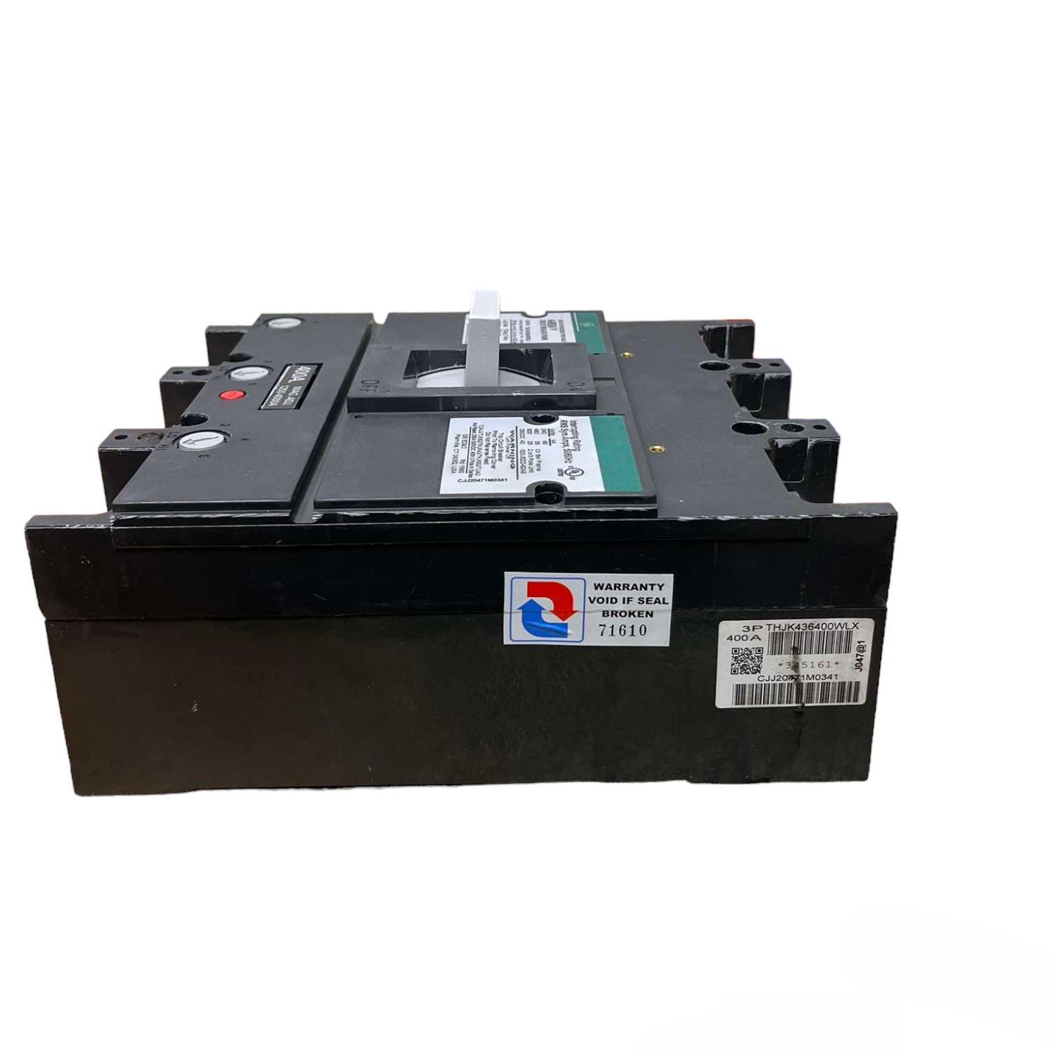 GE 400A 3 Pole Industrial Circuit Breaker for heavy-duty electrical protection and safety