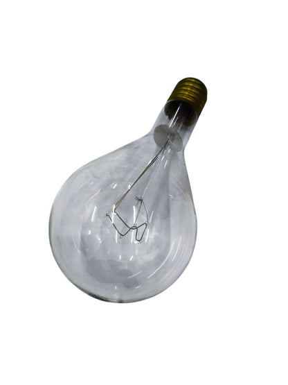 GE 500W incandescent lamp with a clear glass bulb and standard screw-in base for effective lighting