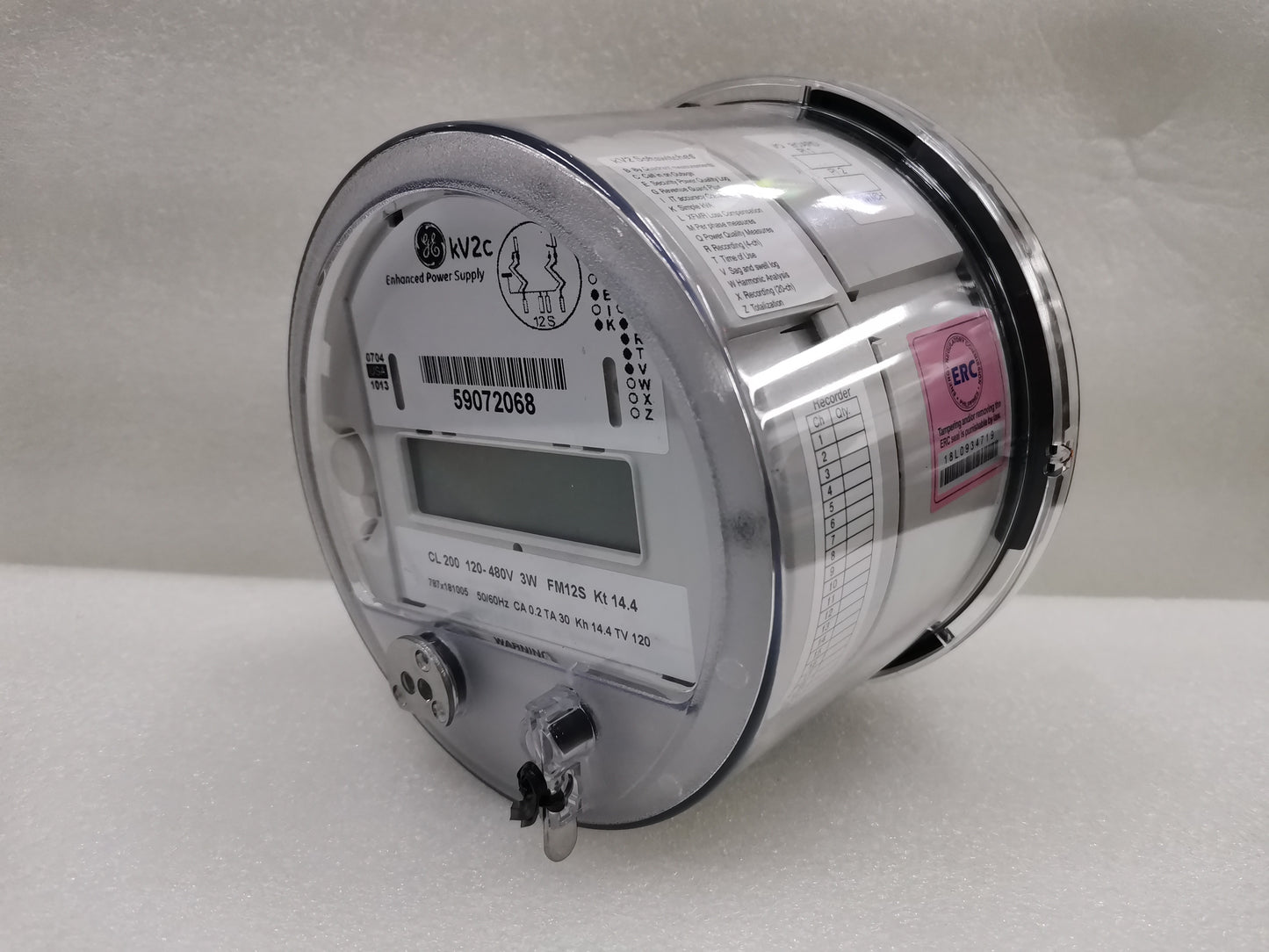 GE and Aclara Alcara KV2C FM12S KWH Meter clear digital power meter for energy measurement