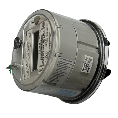 Aclara KV2C FM45S KWH Electric Meter with digital display and metal casing for electrical measurement