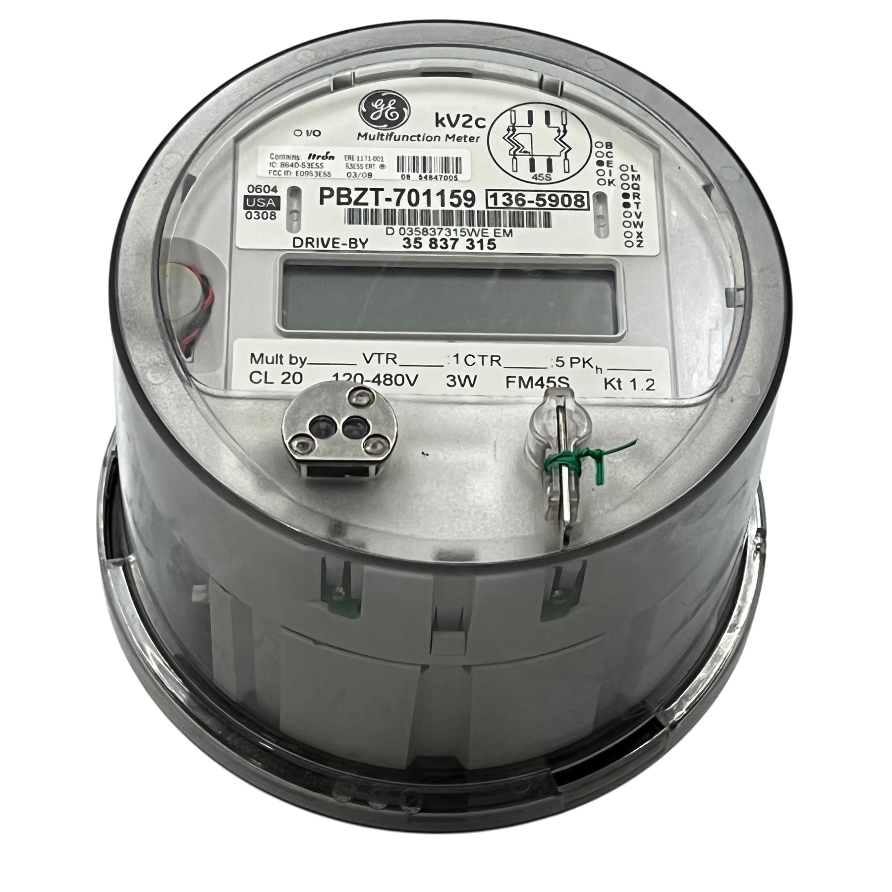 Aclara KV2C FM45S KWH Electric Meter for accurate energy measurement and electrical monitoring
