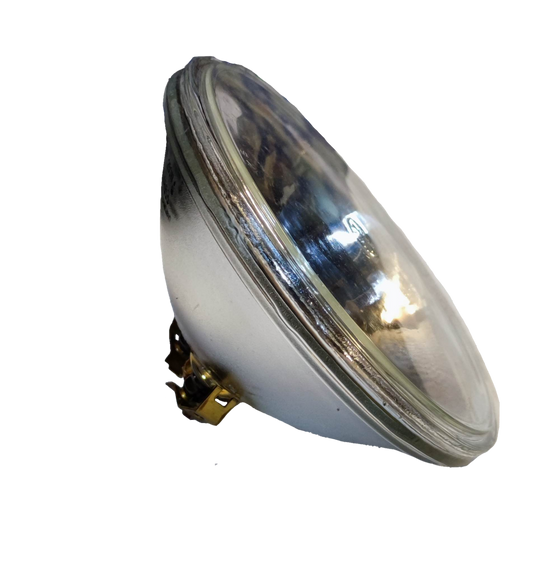 GE sealed beam spotlight 28V 250W with clear glass design for bright illumination