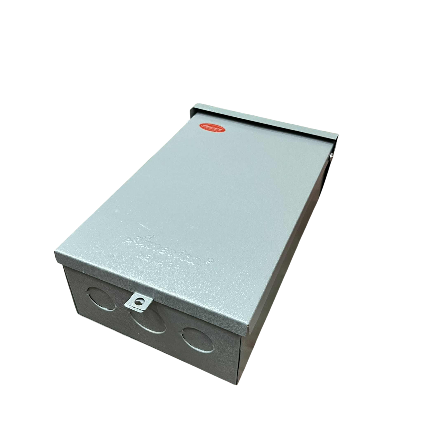 GE TQL 2 pole breaker housing in durable metal for electrical circuit protection and installation