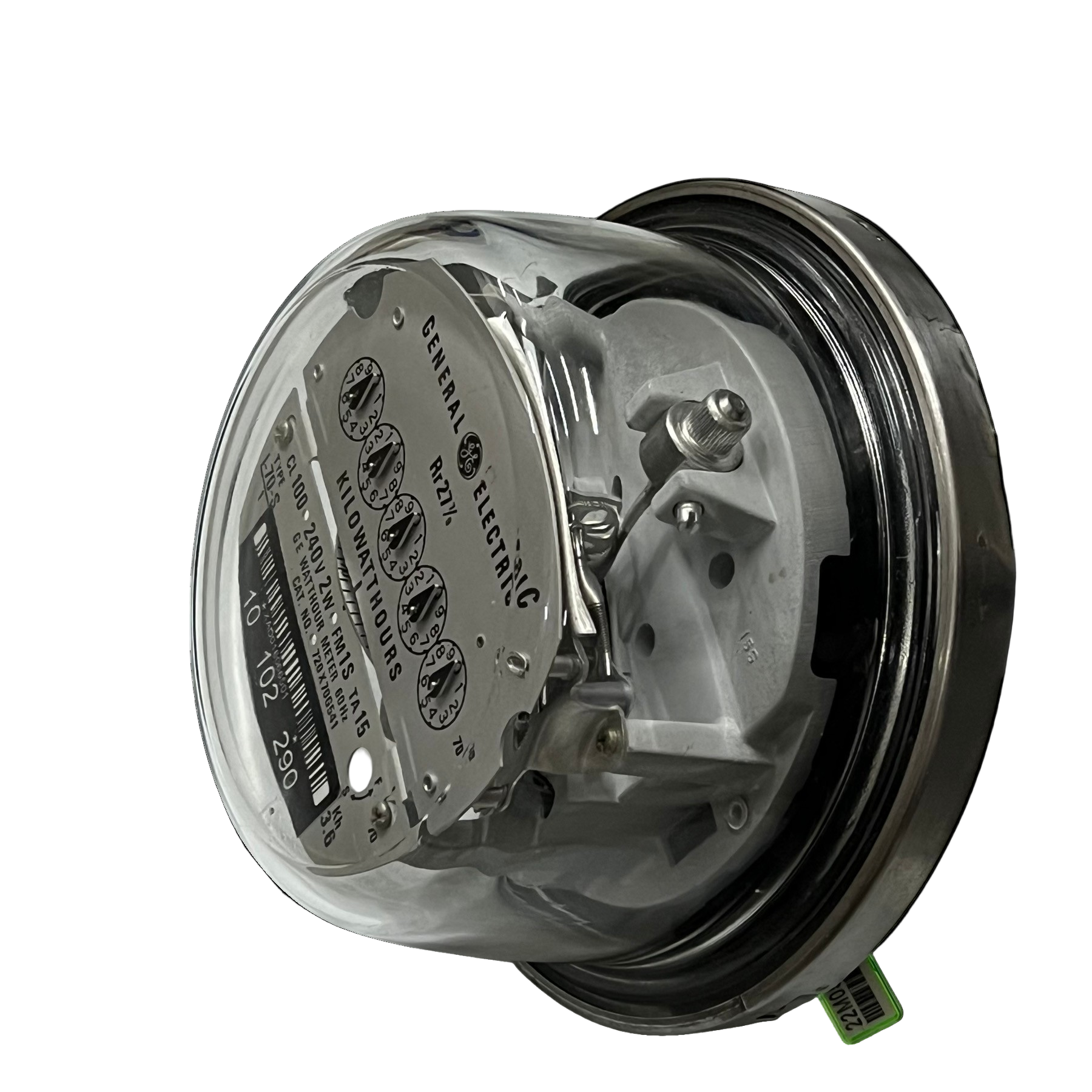 General Electric panel mount meter 2 Wire CL100 I70-S 4 Jaws Analog Meter clear housing and terminals