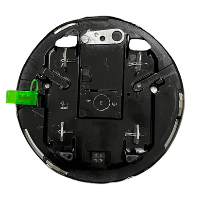 GE 2 Wire CL100 I70-S 4 Jaws Analog Meter rear black housing with four metal jaws and green pull tab