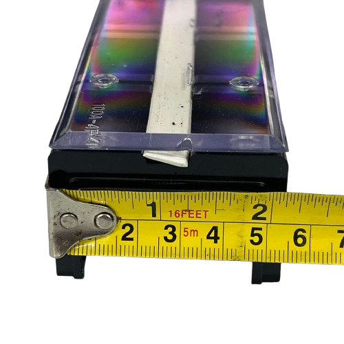 Grippes 100A 4 Pairs Terminal Block 600V clear plastic cover metal busbar with measuring tape