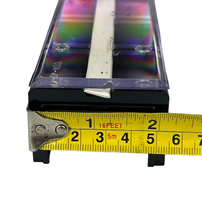 Grippes 100A 4 Pairs Terminal Block 600V clear plastic cover metal busbar with measuring tape