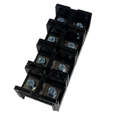 Grippes 100A 4 Pairs Terminal Block 600V black heavy duty screw terminal connector for electrical circuitry
