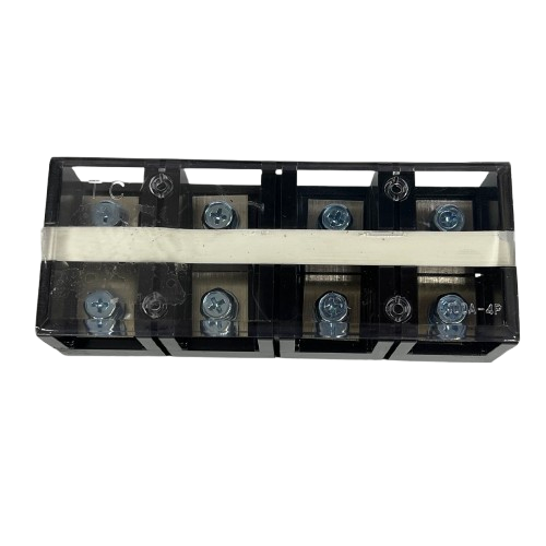 Grippes 100A 4 Pairs Terminal Block 600V. clear plastic 8 screw electrical connector for wiring
