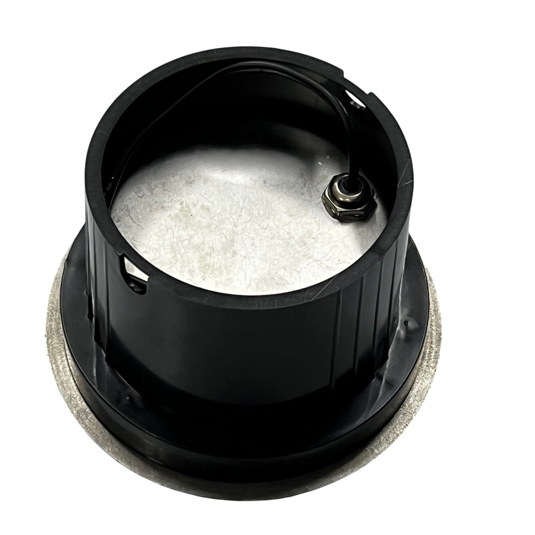 Back view of black 12W LED Pool Lights 12VDC pool accessory with wiring from China