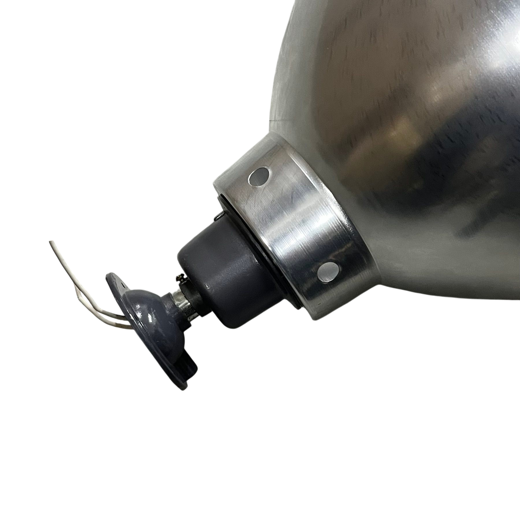 14 inch aluminum reflector lamp by Electx Electrical Supply with metal housing and wiring