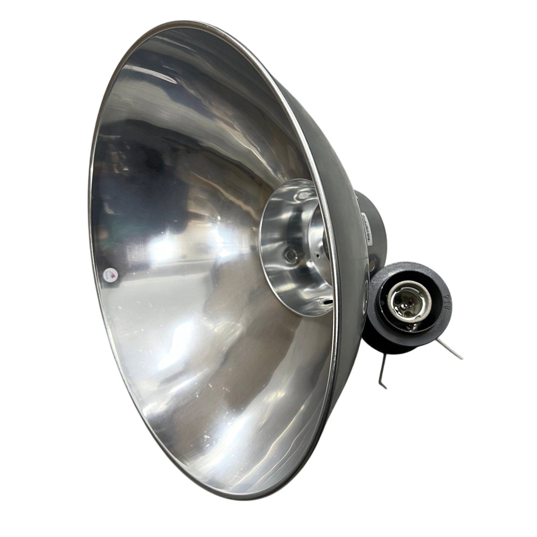 Electx Electrical Supply 14 inch aluminum reflector lamp with wide reflective surface for focused lighting