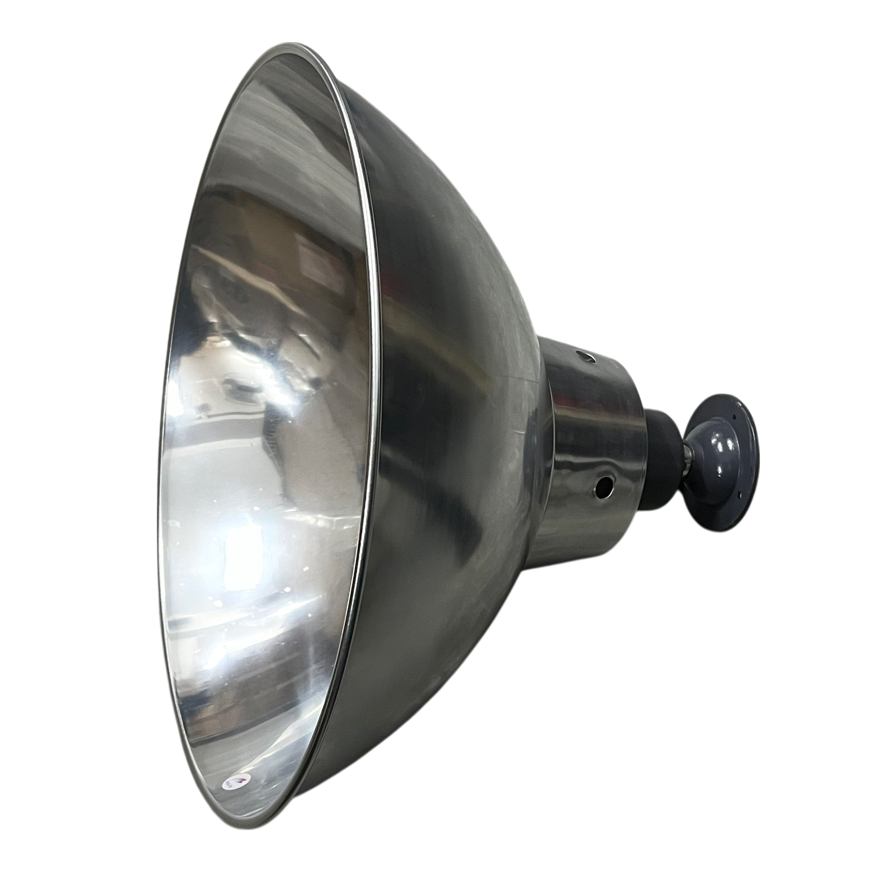 Electx Electrical Supply 14 inch aluminum reflector lamp with polished silver finish for focused lighting
