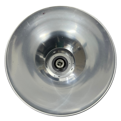 14 inch aluminum reflector lamp by Electx Electrical Supply with a polished metal interior for optimal light reflection