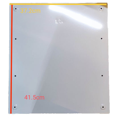 White metal enclosure box for 15 Branches 2 Pole Miniature Circuit Breaker electrical parts