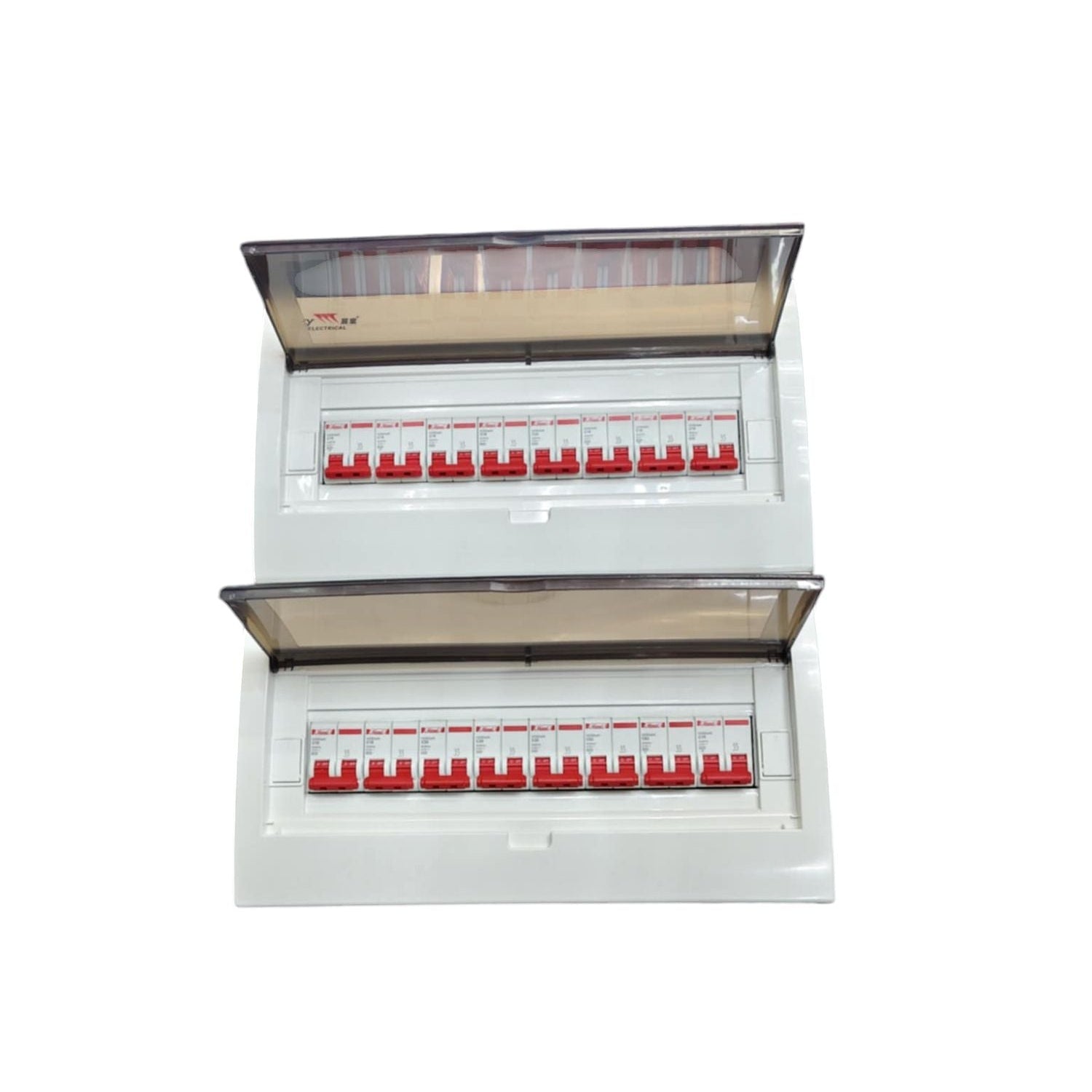 Himel and ZY 15 Branches 2 Pole Miniature Circuit Breaker electrical panel with safety covers