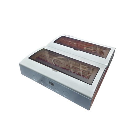 15 Branches 2 Pole Miniature Circuit Breaker electrical panel box with transparent covers