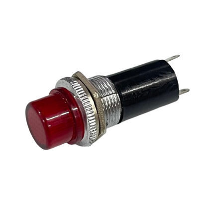 Grippes 16mm LED indicator lamp 220V red panel mount indicator with metal bezel and two pins