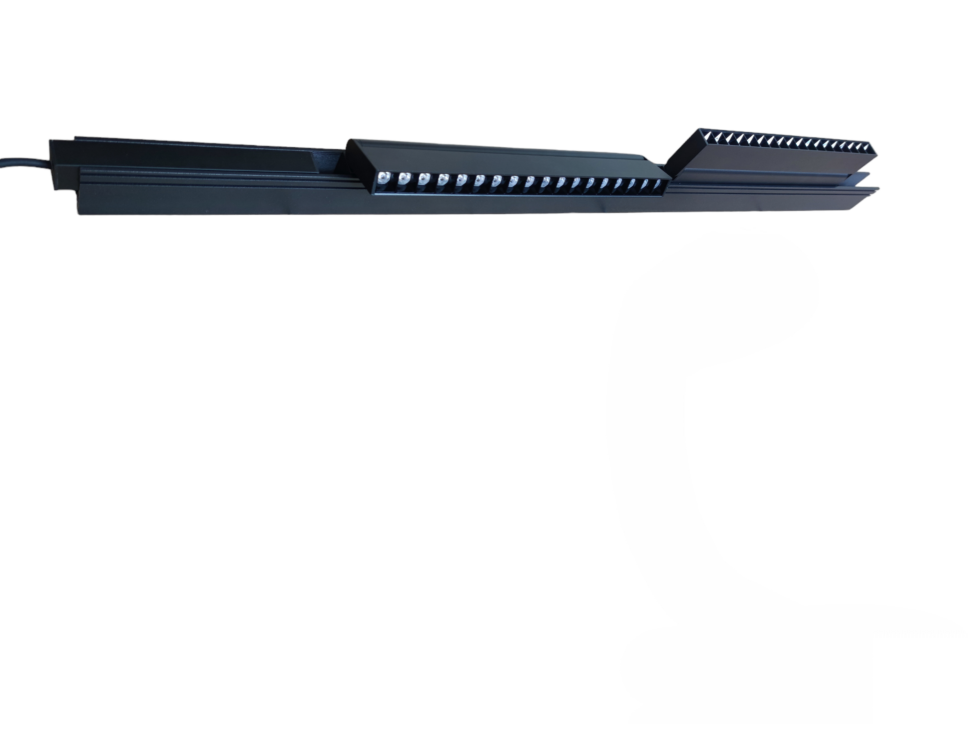 ILLUMIQ TERRA 18W LED foldable grille track light in black ceiling lighting fixture