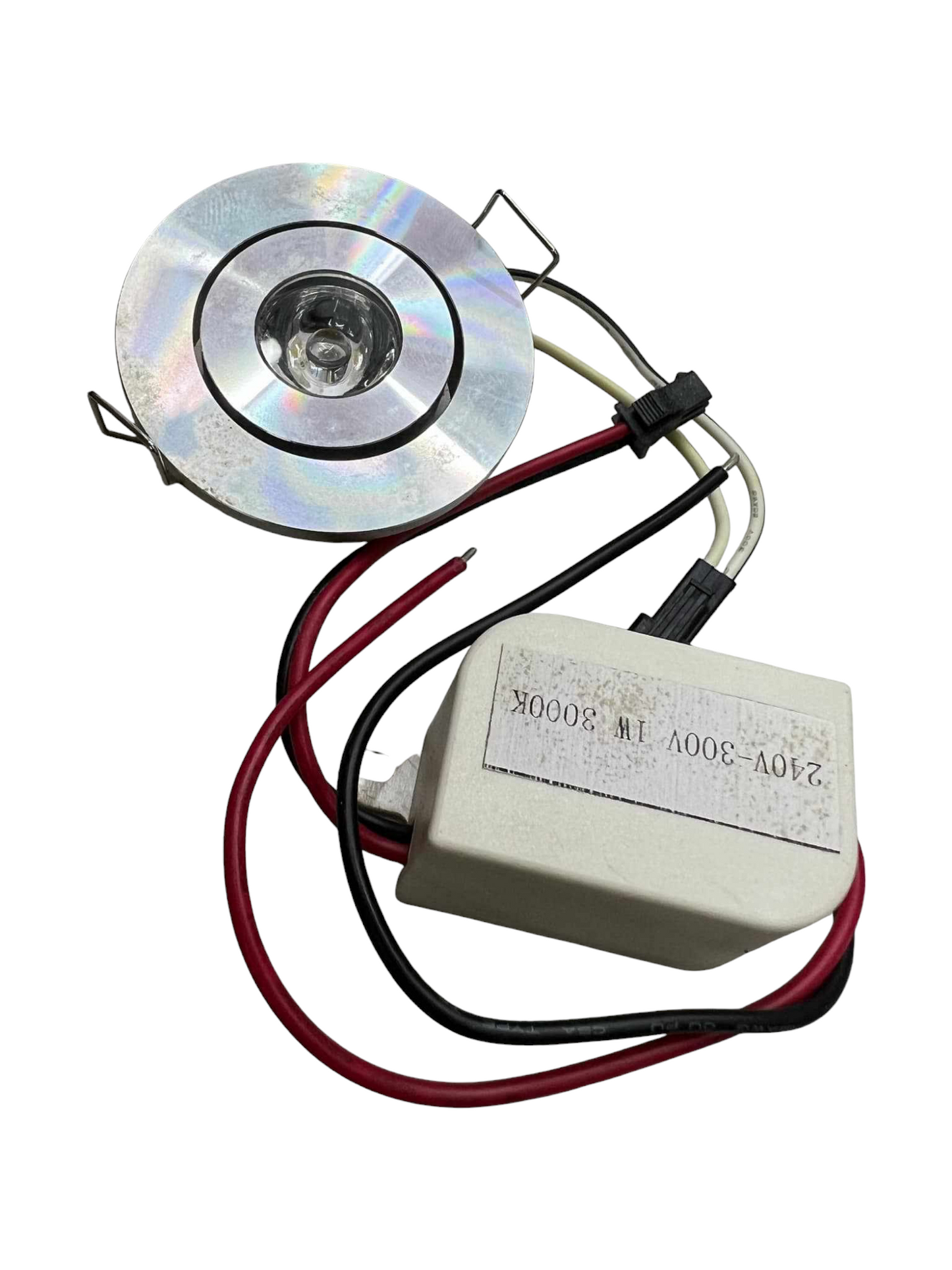 China made 1W LED downlight 220V ceiling light with wiring and driver for energy efficient lighting