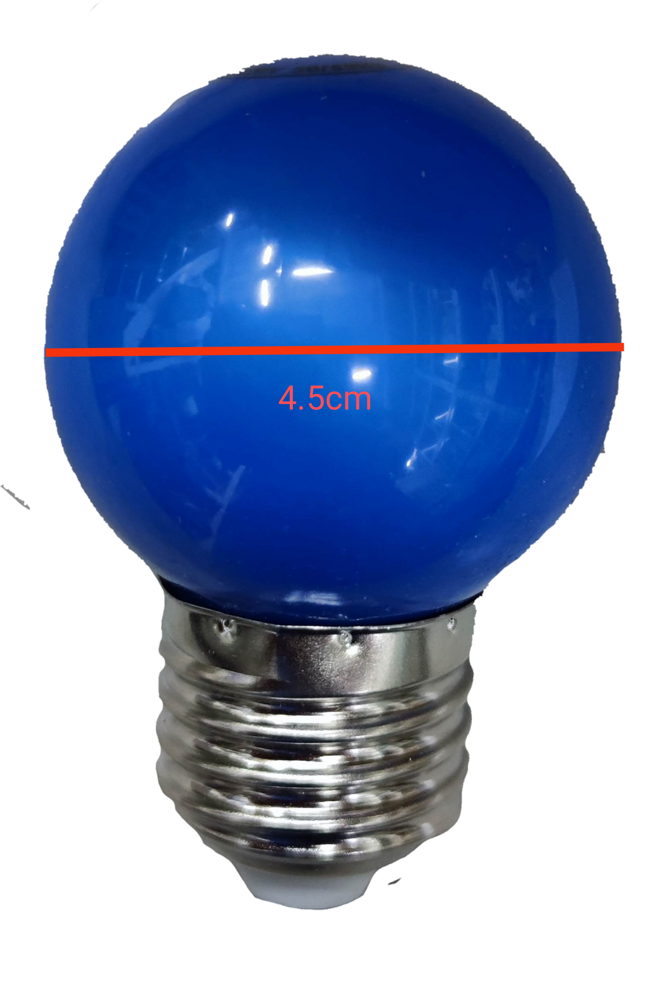 1W LED Round Bulb E27 220V blue globe lamp with E27 screw base 4.5cm diameter ideal mood lighting