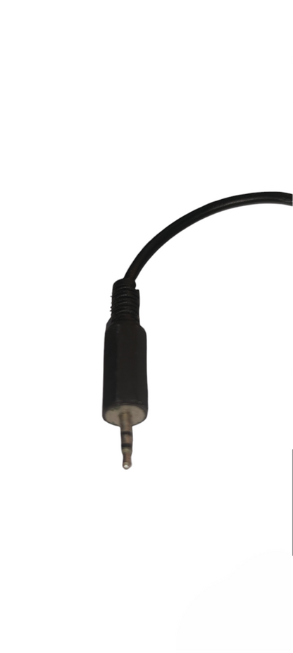 2.5mm to 3.5mm audio adapter cable for microphone accessories from China with black connector