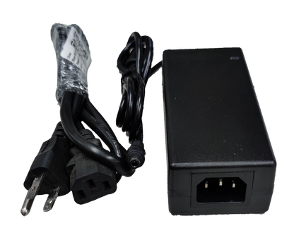 Grippes 24 volt 5 amp switching power supply with power cord and plug for electronic devices