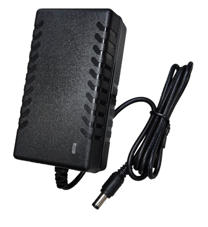 Electx Electrical Supply 24V 3A power adapter black rectangular charger with attached cable